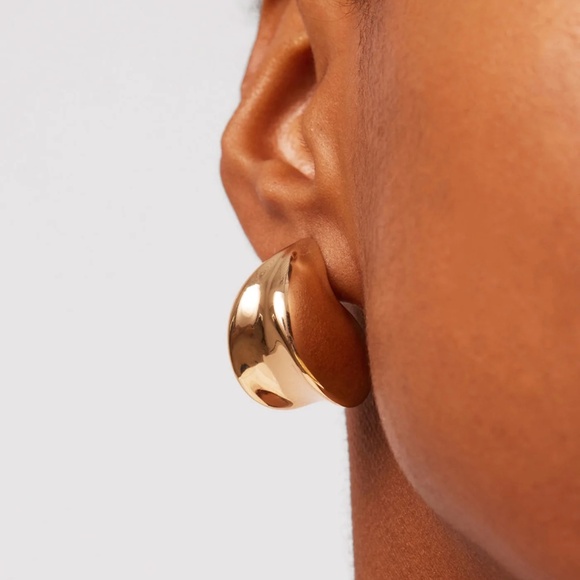 Jenny Bird Nouveaux Puff Earrings - Gold - Picture 4 of 9